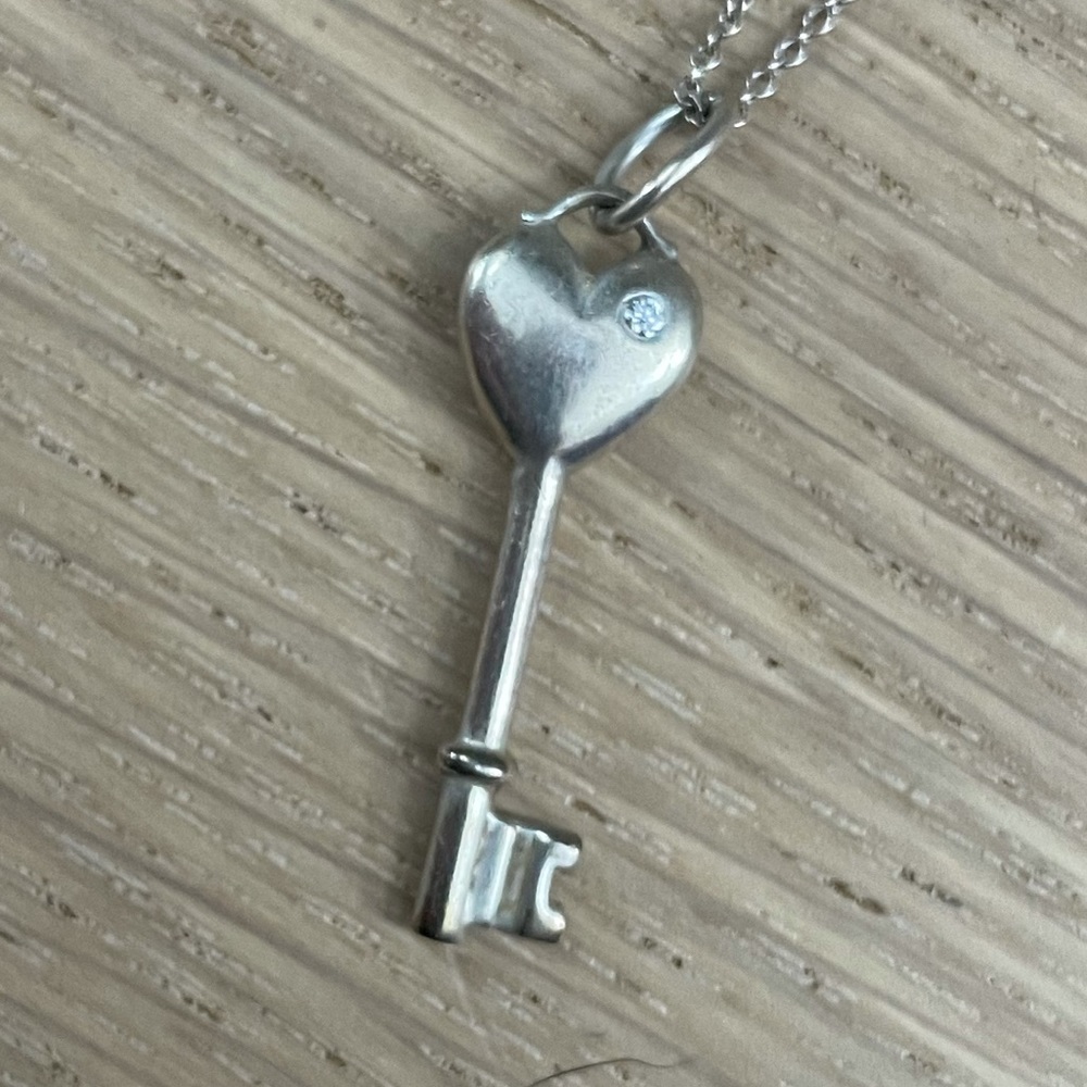 Tiffany Key with Diamond Necklace
